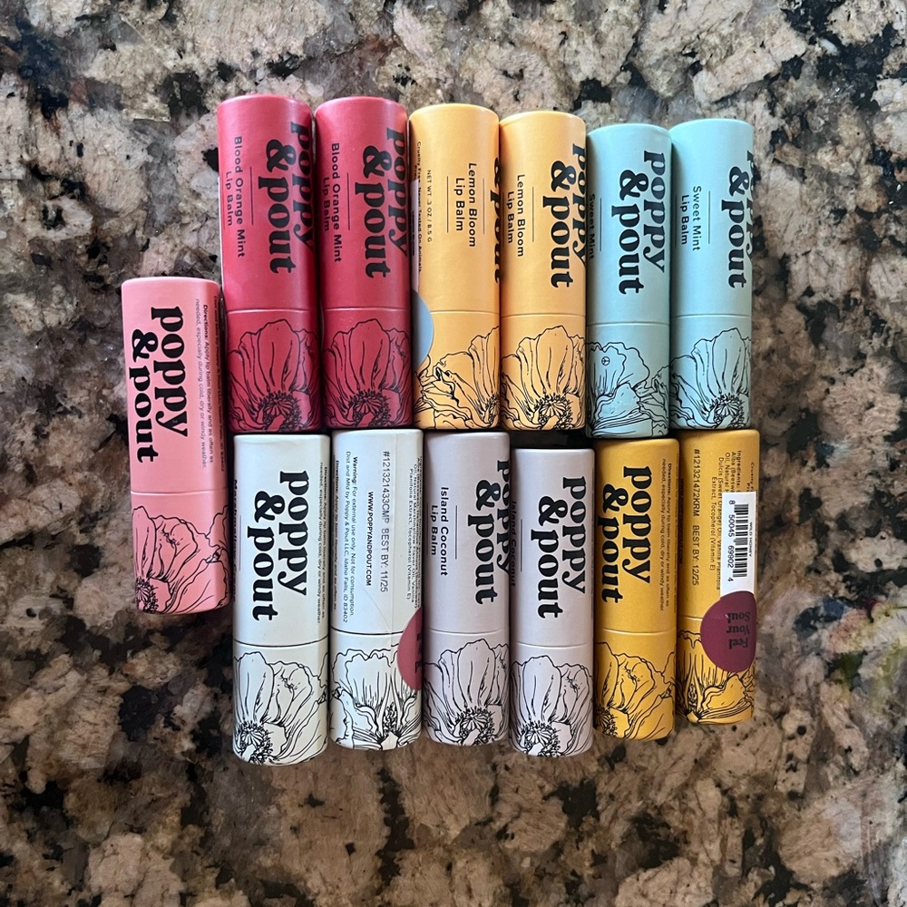 Poppy & Pout Lip Balm Set